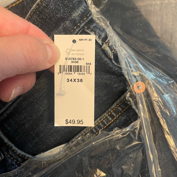 NWT - Gap Men’s Straight Leg Jeans Size 34x36 NEW Medium Wash - Picture 1 of 3